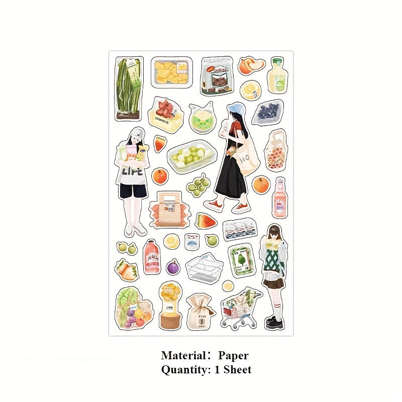 Creative Cartoon Stickers for Scrapbooking DIY Decoration