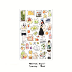 Creative Cartoon Stickers for Scrapbooking DIY Decoration