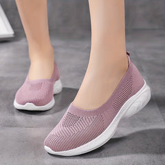 Women's Slip On Mesh Sneakers Lightweight Breathable Walking Shoes