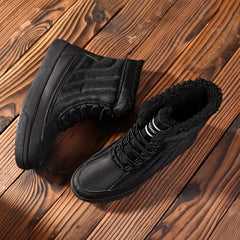Men's Warm Fleece Thermal High Top Snow Boots