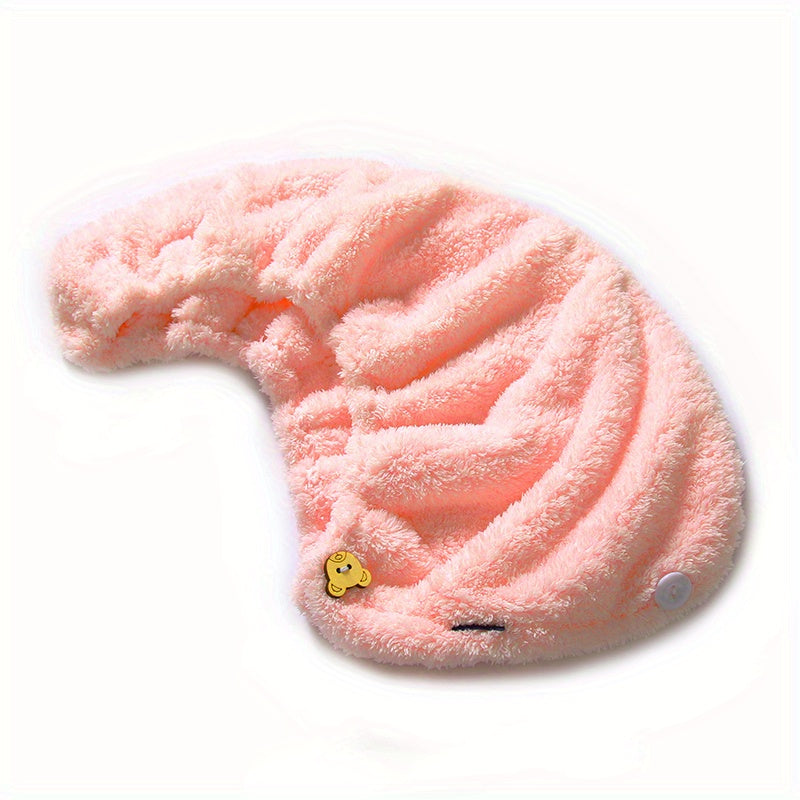 Quick Drying Hair Towel Wrap Soft Absorbent Hair Cap