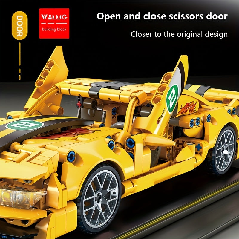 Science Toy Car Building Blocks Kids Toys Fun Game Toys