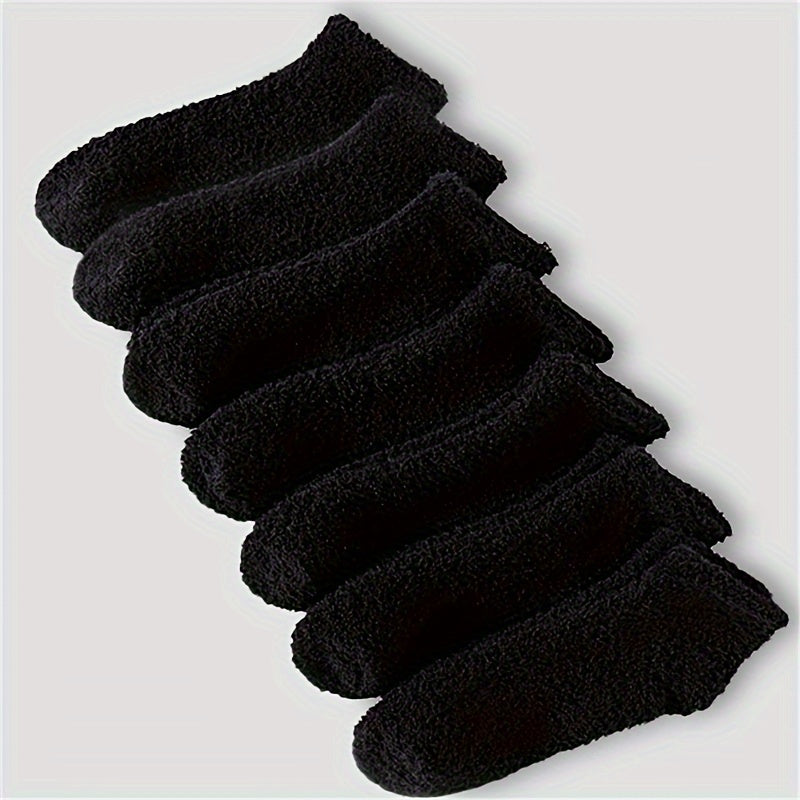 7 Pairs Fuzzy Socks Comfy Warm Floor Stockings