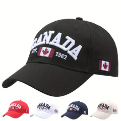 CANADA Embroidered Cotton Baseball Cap For Men Women Trucker Hat