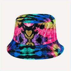 Tie Dye Bucket Hat Reversible Sunscreen Basin Hat
