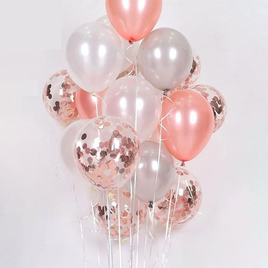 16pcs Rose Balloon Arch Bridge for Wedding Birthday Party Decor