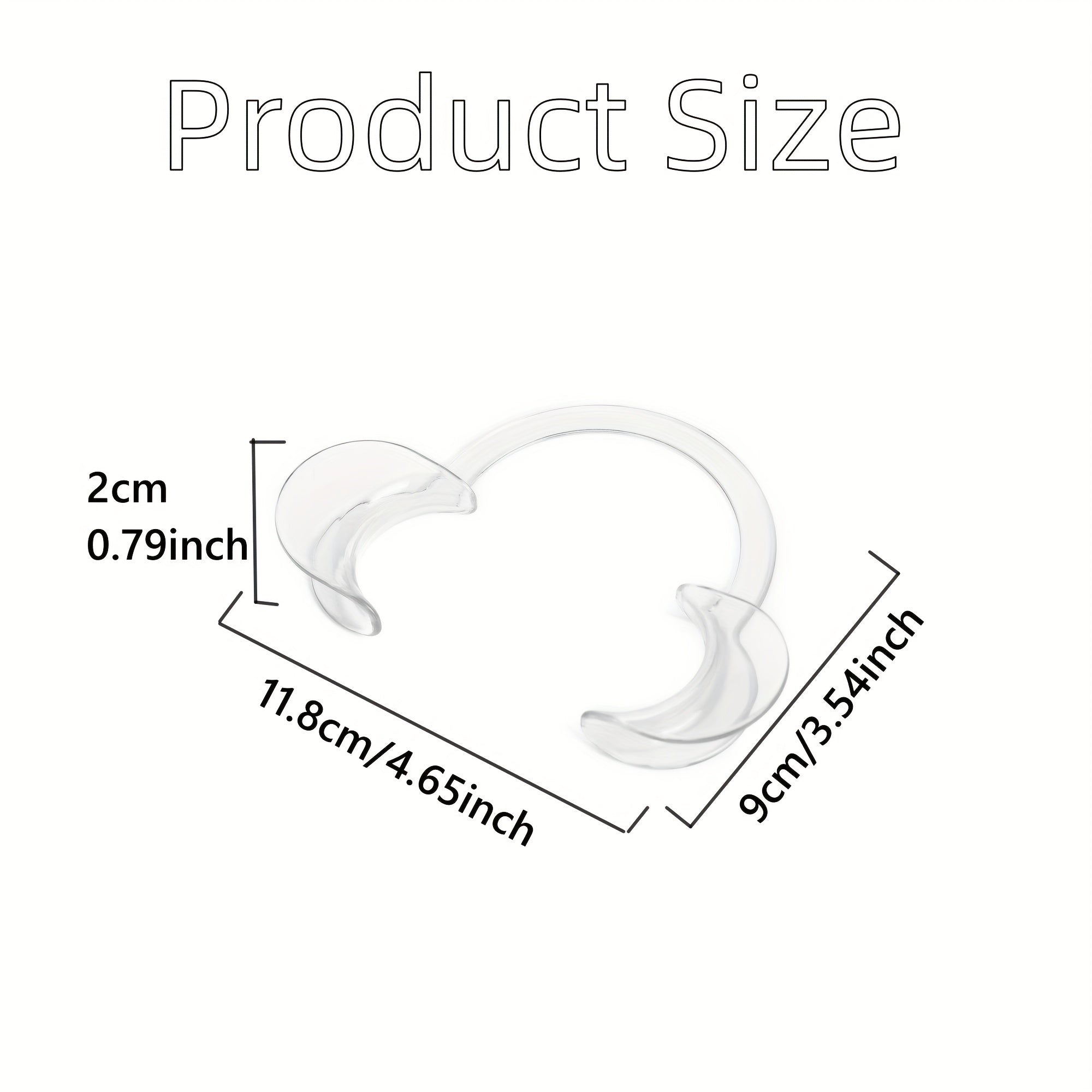8pcs C Shape Cheek Retractors Watch Ya Mouth Party Fun Games