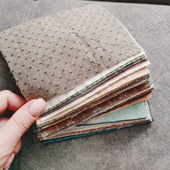 50pcs 9 Yarn Dyed Fabric DIY Patchwork Cotton Fabric For Sewing Doll Clothes