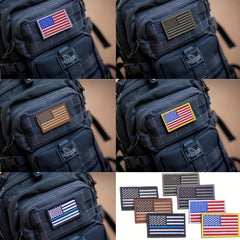 2pcs American Flag 3D Embroidery Patch Sew On Armband Cloth Sticker