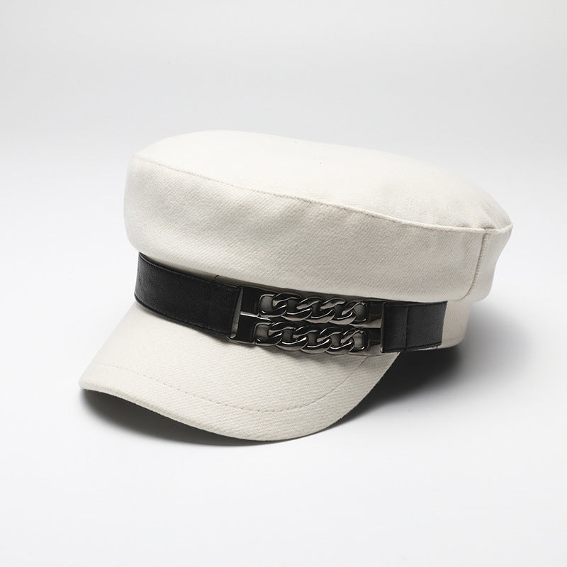 Brown Women's Beret Baseball Cap Newsboy Caps