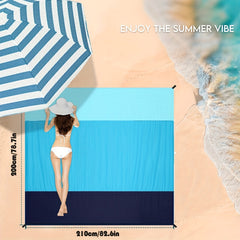 Picnic Beach Blanket 200 X 210 Sandproof Mat