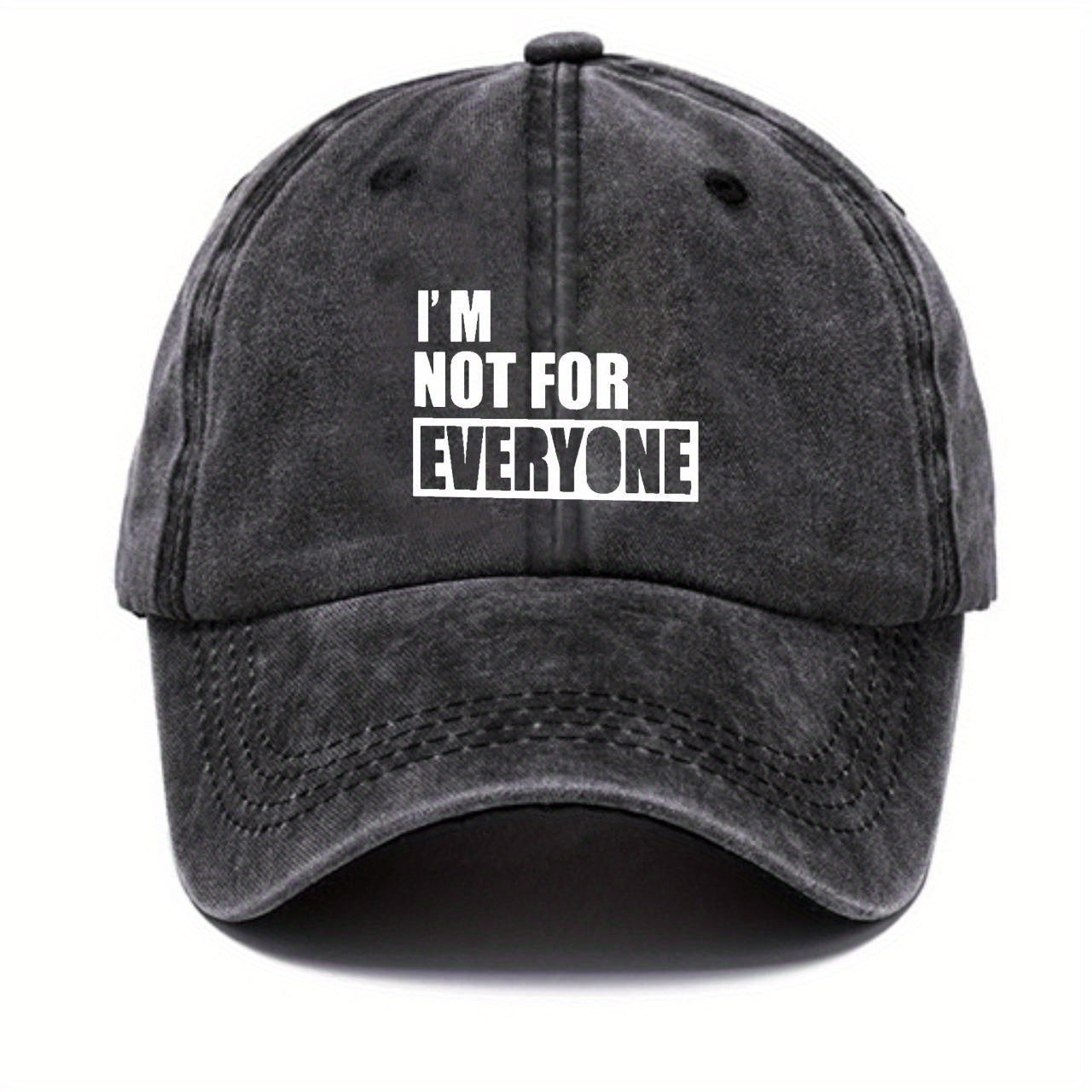 Distressed Washed Cotton Baseball Cap Trucker Hat Vintage Adjustable