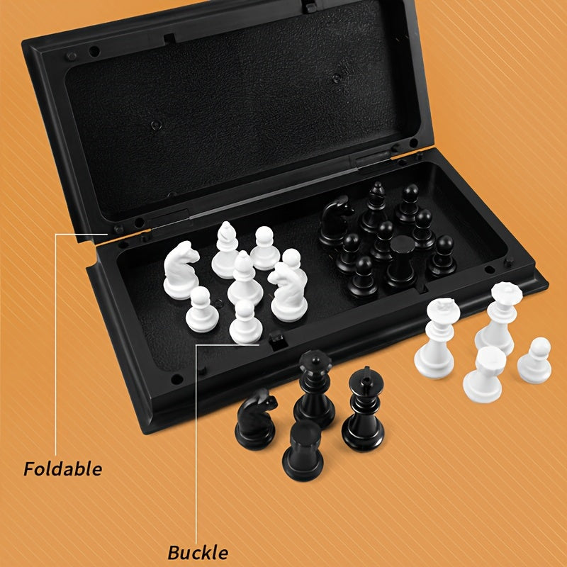 Chess Portable Set No Magnetic Foldable Board Game Educational Toys