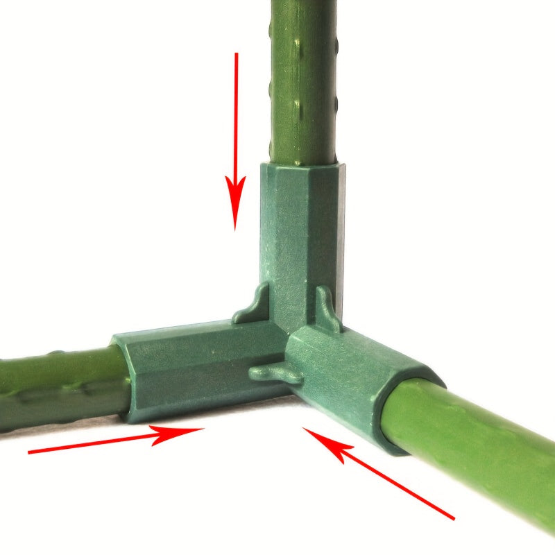 Plastic Coated Steel Pipe Fittings Pillar Joints Plastic Connectors