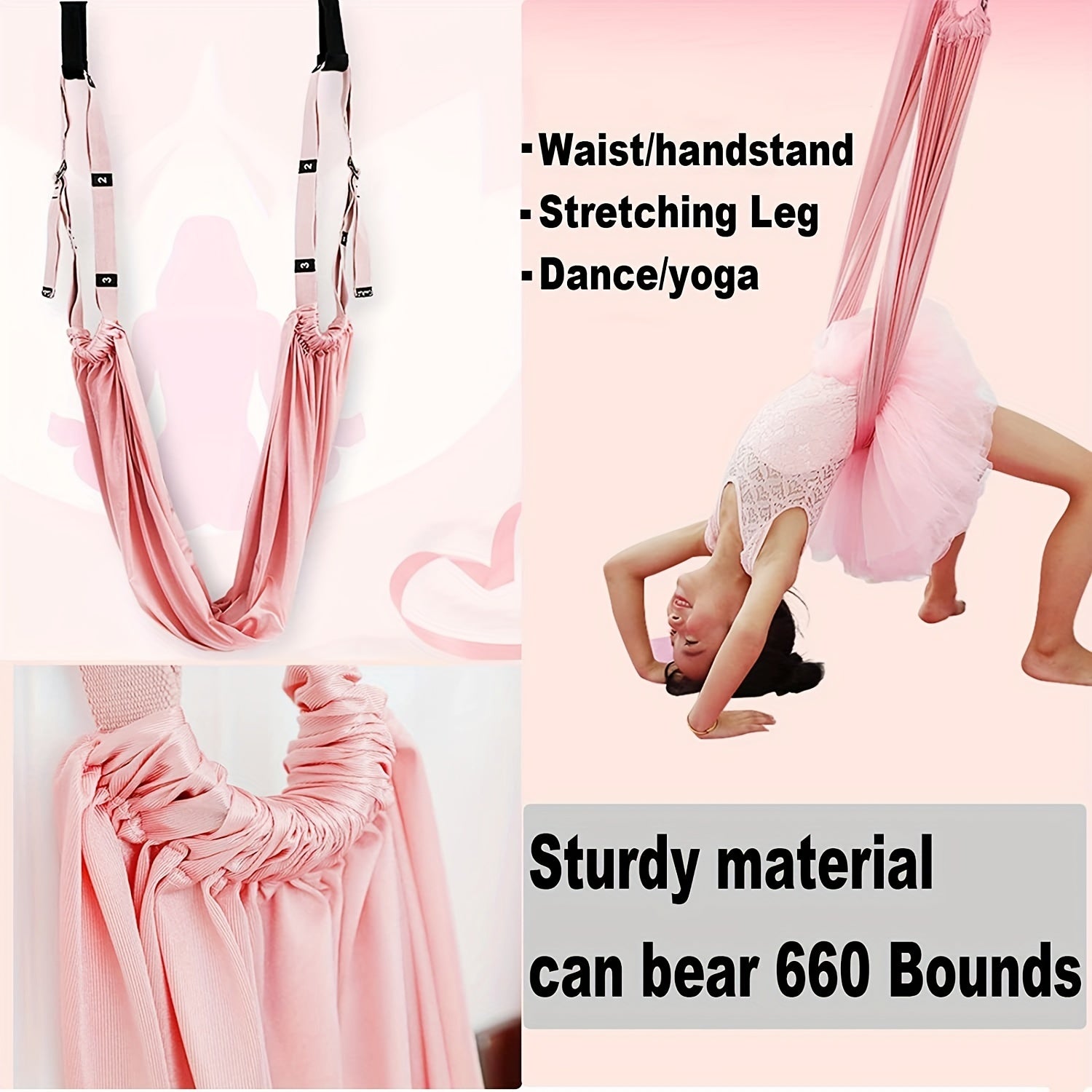 Crotch Yoga Belt Inverted Rope Stretch Waist Trainer