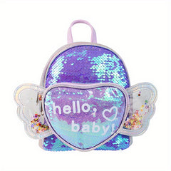 Sequin Wings Backpack for Little Boys and Girls