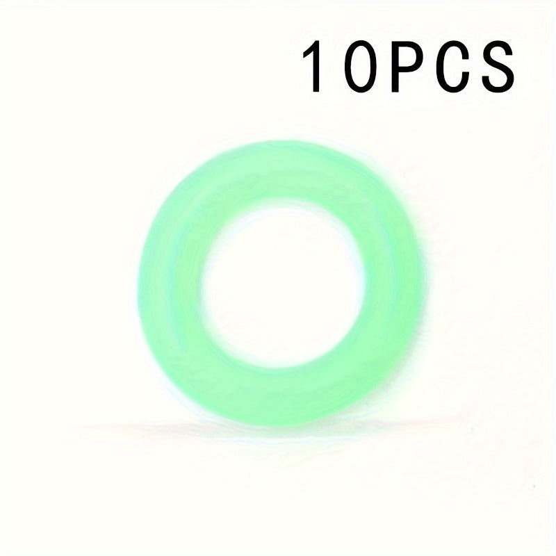 50pcs Camping Tent Stakes Fluorescent Rings Tents Nail Ring