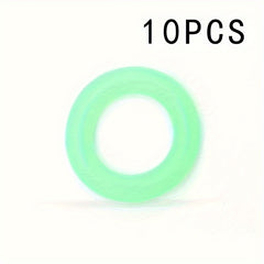 50pcs Camping Tent Stakes Fluorescent Rings Tents Nail Ring