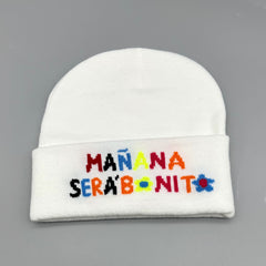 Multicolor Letter Print Knitted Hat
