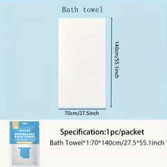 Disposable Bath Towel And Hand Towel Set, Travel Hotel Soft Face Towel