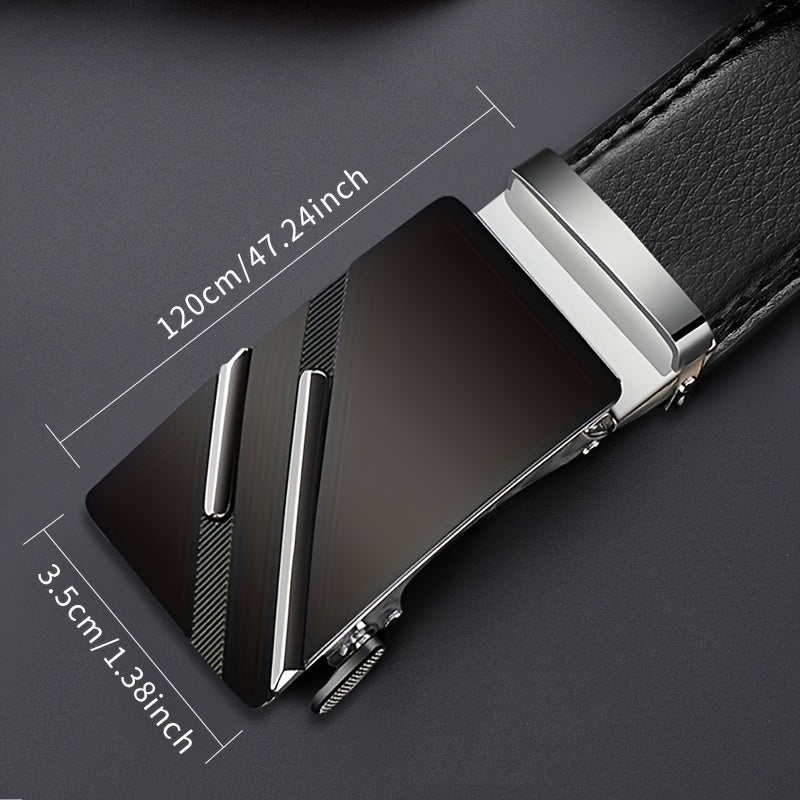 Men's PU Leather Belt for Business Travel Casual Daily