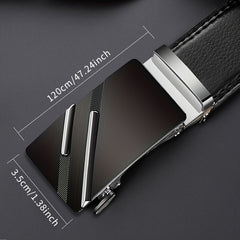 Men's PU Leather Belt for Business Travel Casual Daily