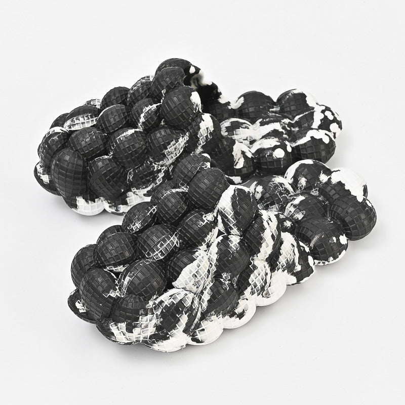 Men Women Massage Bubble Slides Golf Ball Slides Spa Slippers