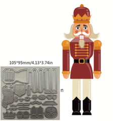 1pc Nutcracker Soldier Metal Cutting Dies for DIY Scrapbook Paper Craft