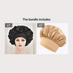 Wide Elastic Cap Hair Care Hat for Sleep