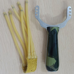Mini Slingshot with Camo Handle for Fun Play