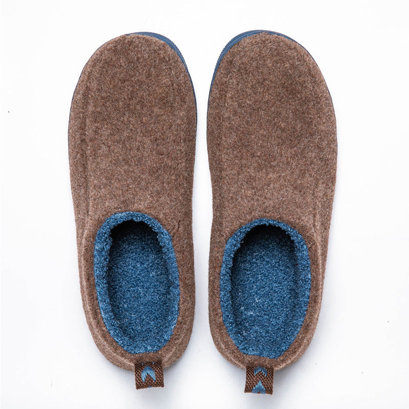 Men's Warm Cozy Non Slip Slippers Soft Sole Home Shoes Winter