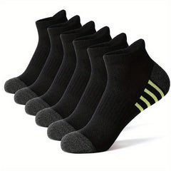6 Pairs Striped Mesh Socks Comfy & Breathable Women's Stockings