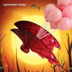 LED Glowing Wing Demon Angel Cosplay Prop Halloween Red Devil Wings