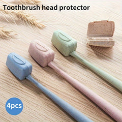 4pcs Toothbrush Heads Cover for Outdoor Travel