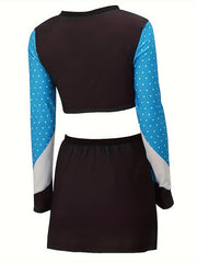 Girls Cheerleading Suit Comfy Sets For Sports Performance