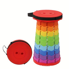 Portable Telescopic Stool Adjustable Folding Small Board Stool