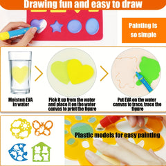 Water Doodle Mat Educational Kids Painting & Drawing Toy