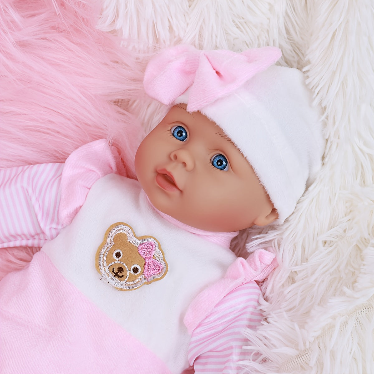 16 Reborn Youngsters Doll Soft Body Lifelike Soothing Item Gift Boys & Girls