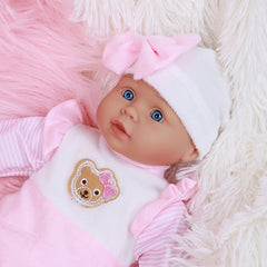 16 Reborn Youngsters Doll Soft Body Lifelike Soothing Item Gift Boys & Girls