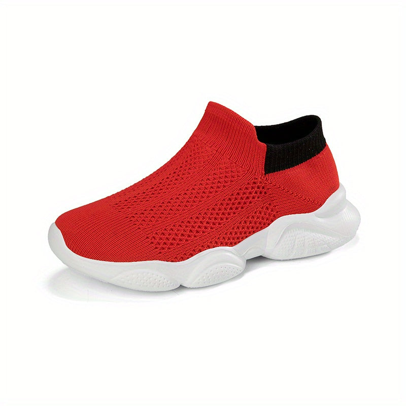 Kids Slip On Sock Shoes Breathable Lightweight Sneakers