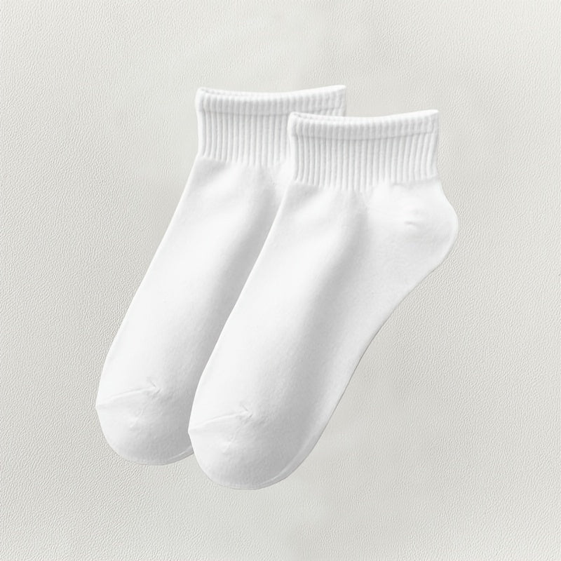 8 Solid Ankle Socks Women's Stockings & Hosiery