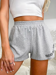 Soft & Comfy Elastic Waistband Shorts Women's Sleepwear