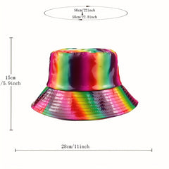 Y2K Laser Personality Fisherman Hat Summer UV Protection Sun Hat