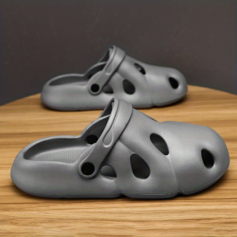 Men's Hollow Out Clogs Slip-on Soft Sole Sandals