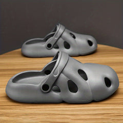 Men's Hollow Out Clogs Slip-on Soft Sole Sandals