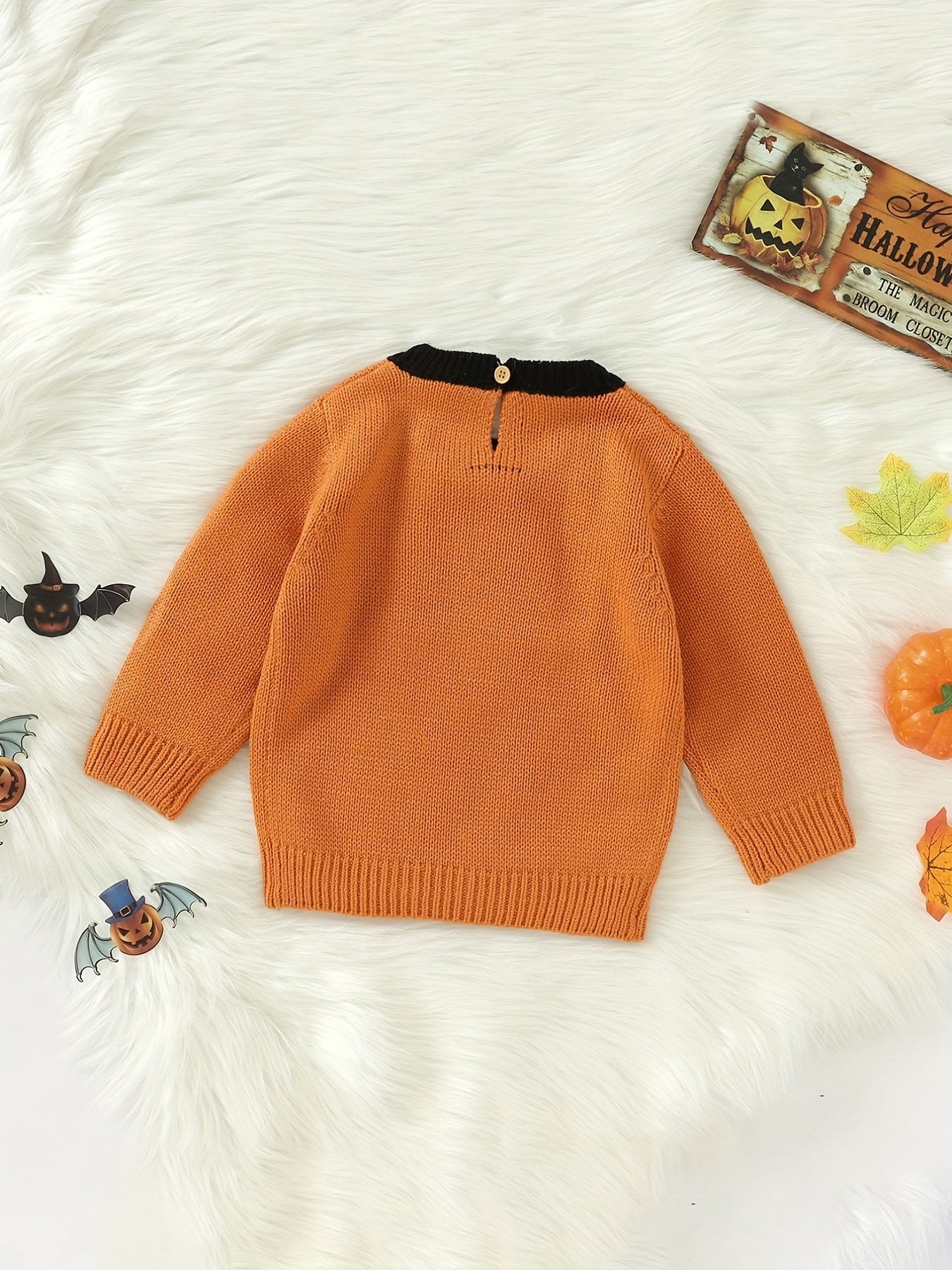 Toddler Knit Sweater Pullover Halloween Party Top