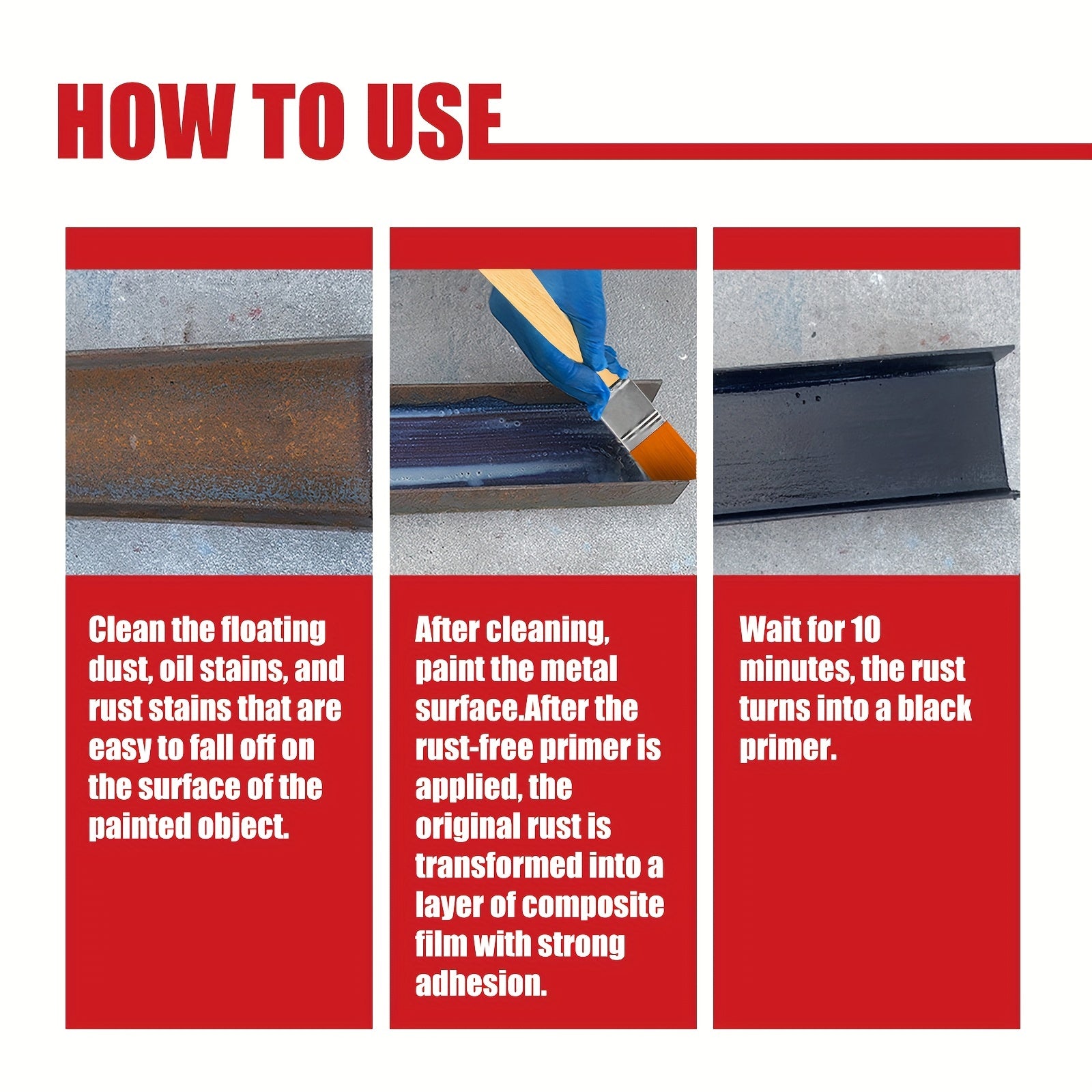 Rust Converter for Car Metal Renovation