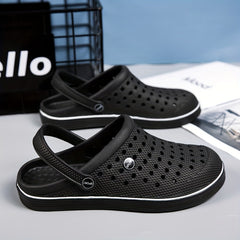 Men's Closed Toe Clogs Sandals Soft Sole Walking Shoes