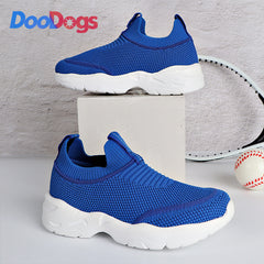 DooDogs Boys Casual Knit Sock Shoes Lightweight Slip on Sneakers