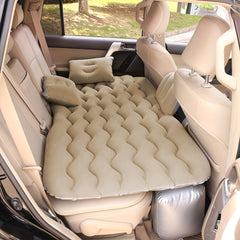 Inflatable Car Back Seat Mattress Flocking Sofa Outdoor Camping Cushion